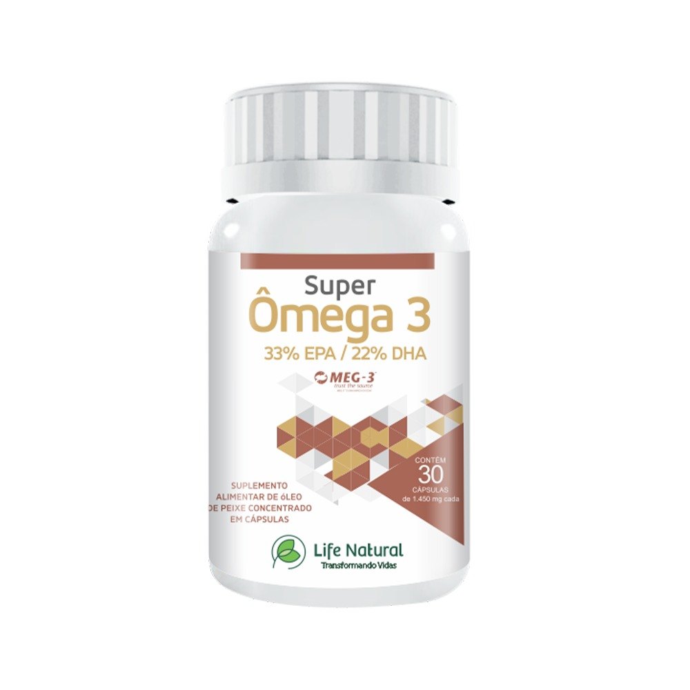 SUPER OMEGA 3 LIFE  (30 capsulas) .