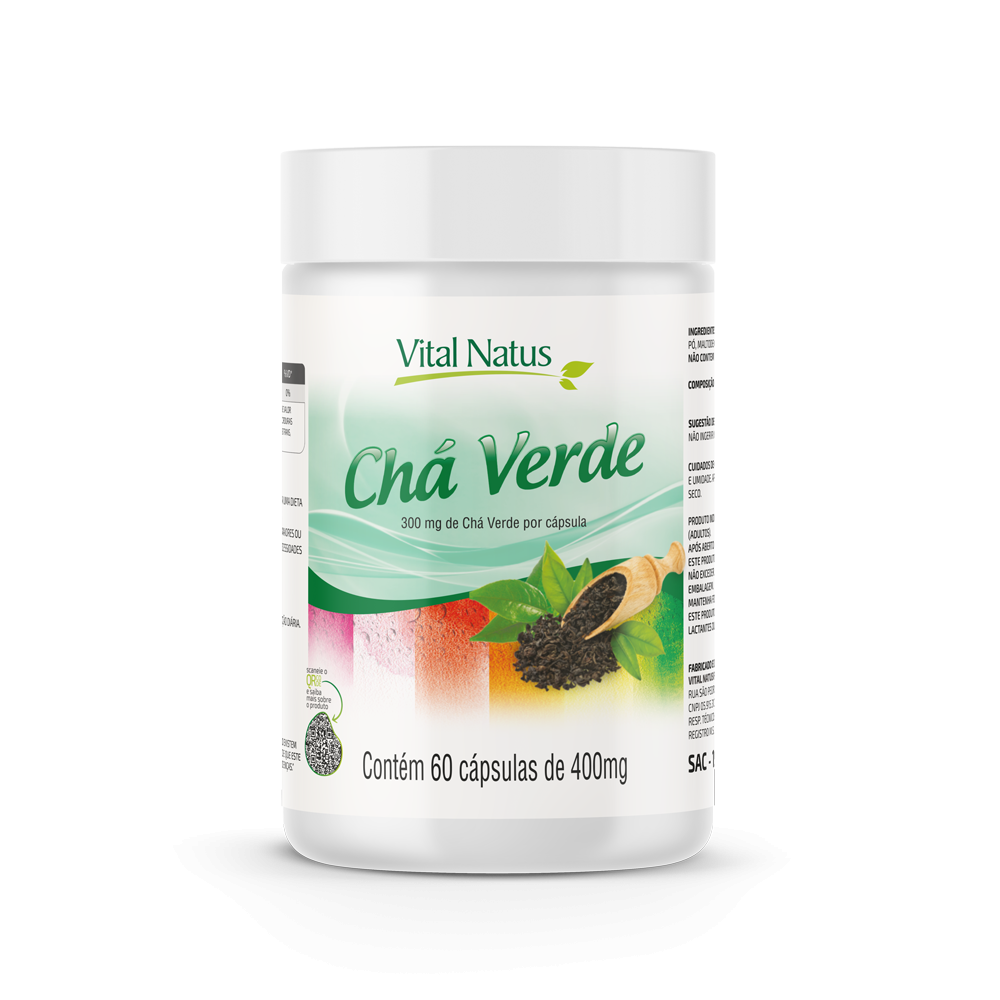 CHA VERDE 400MG 60 CAPSULAS