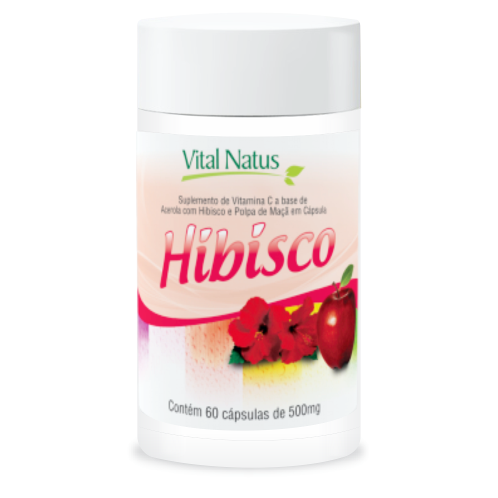 HIBISCO VITAL NATUS 500mg c/ 60 cápsulas