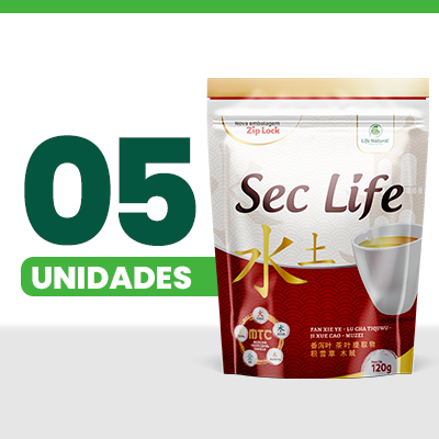 Chá Sec Life - 5 Unidades - Life Natural Transformando Vidas e irá ganhar 1 ANTICELL  LIFE (10 Capsulas)